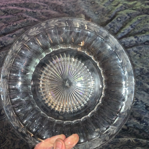 Beautiful Heisey Cut Glass Plate - Picture 4 of 7
